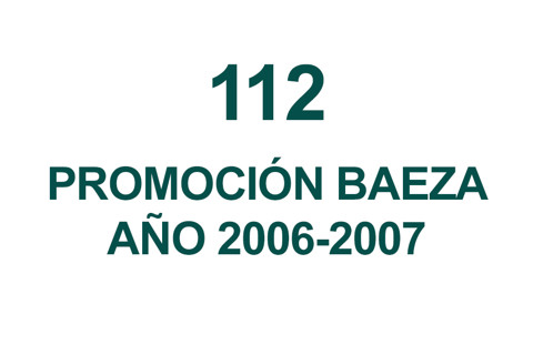 112 PROMOCION BAEZA