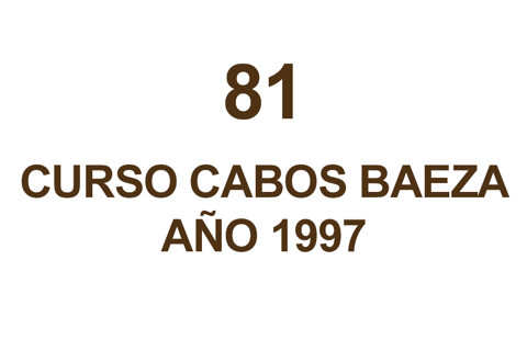 81 CURSO DE CABOS