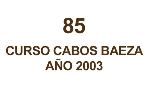 85 CURSO DE CABOS