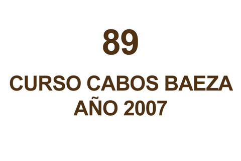 89 CURSO DE CABOS