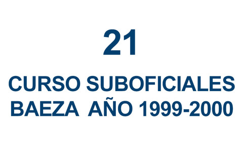 21 CURSO DE SUBOFICIALES