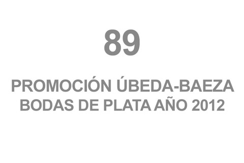89 BODAS DE PLATA ÚBEDA-BAEZA