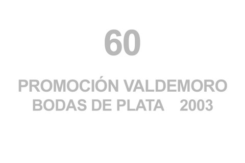 60 BODAS DE PLATA VALDEMORO
