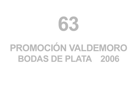 63 BODAS DE PLATA VALDEMORO