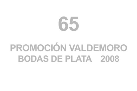65 BODAS DE PLATA VALDEMORO